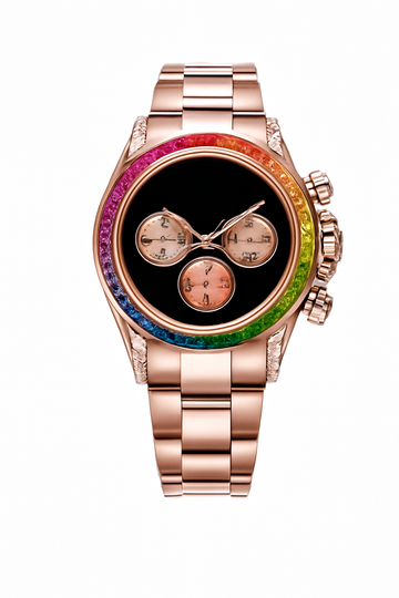 Wristwatch Rainbow Dial